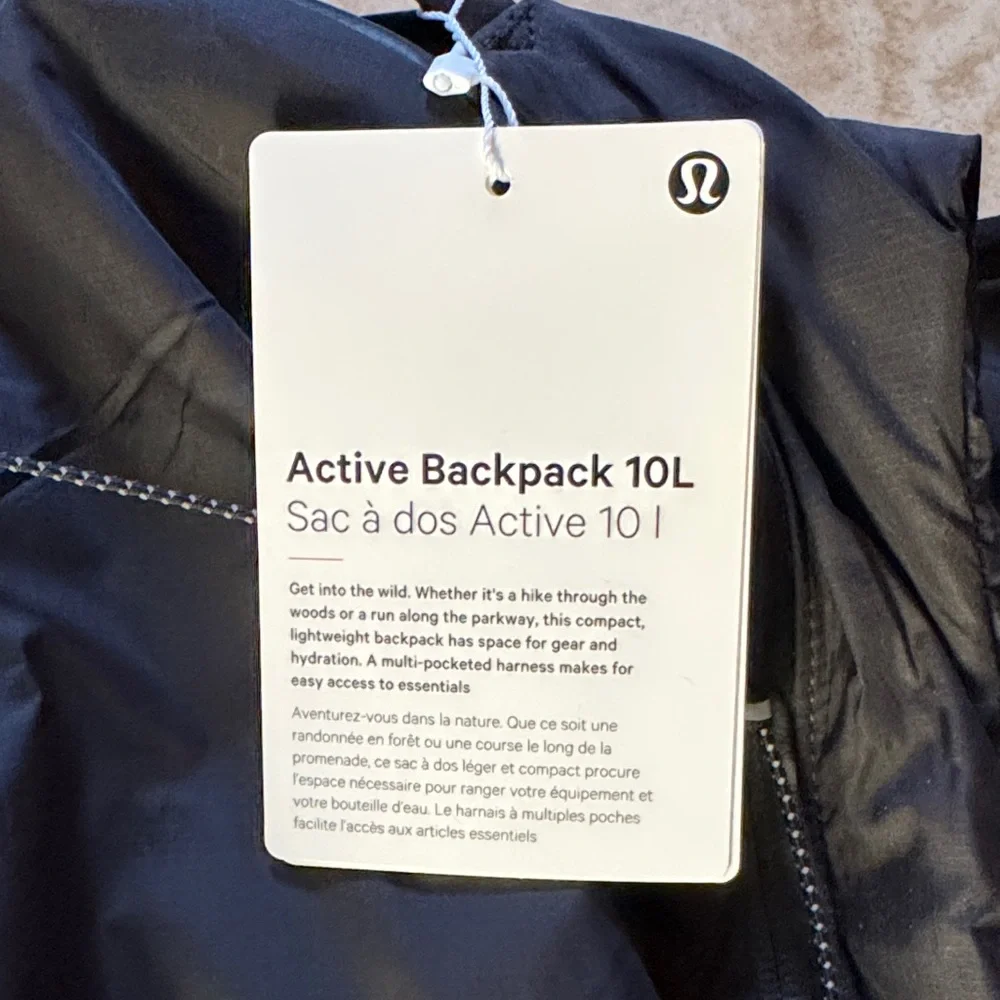 lululemon athletica Midnight Black Backpack - Picture 2 of 3